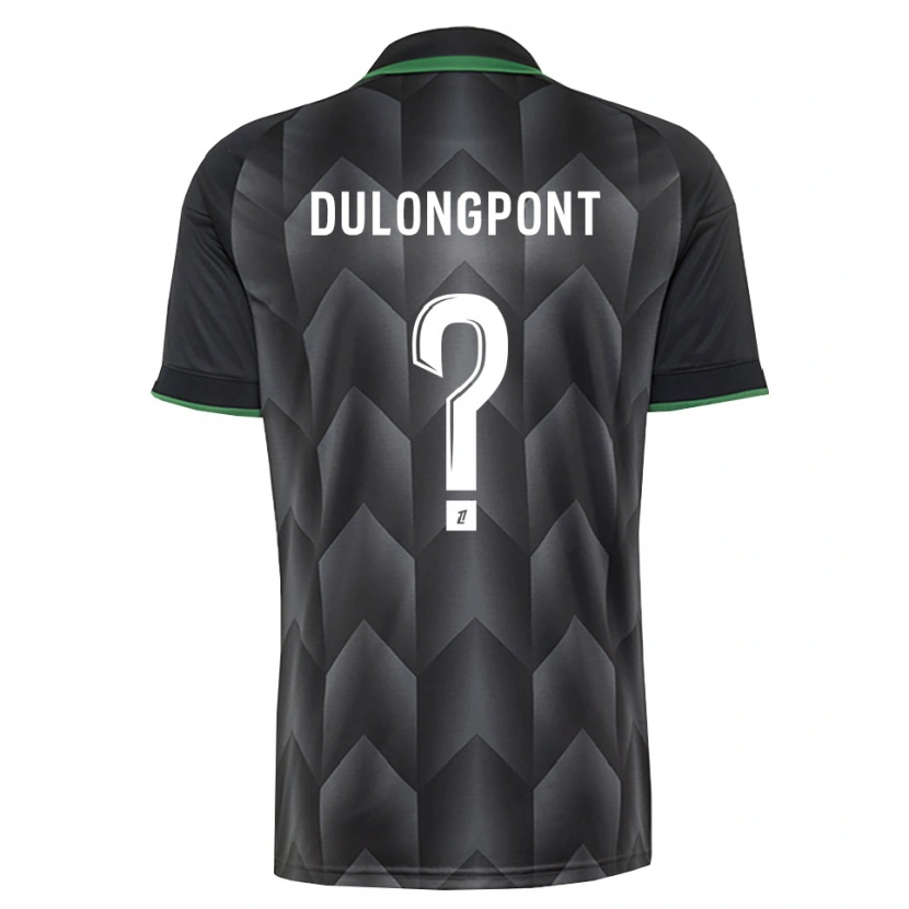 Danxen Homem Camisola Tom Dulongpont #0 Branco Preto Verde Alternativa 2026/27 Camisa