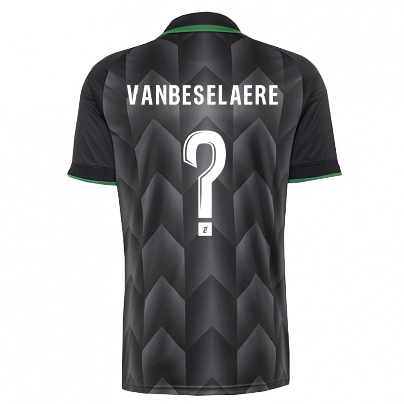 Danxen Homem Camisola Emmanuel Vanbeselaere #0 Branco Preto Verde Alternativa 2026/27 Camisa