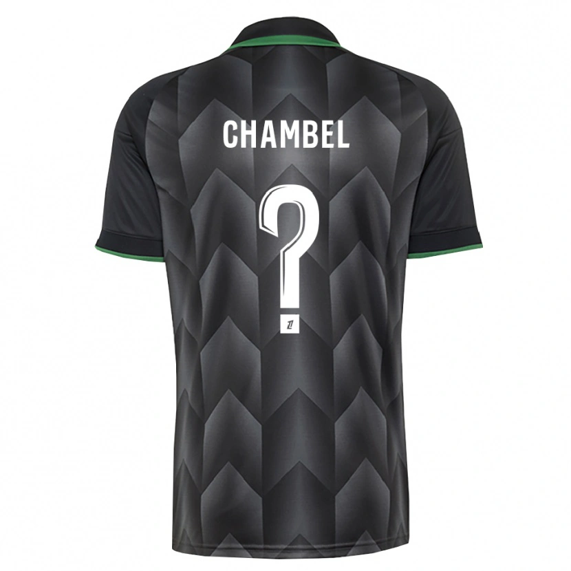 Danxen Homem Camisola Djibril Chambel #0 Branco Preto Verde Alternativa 2026/27 Camisa