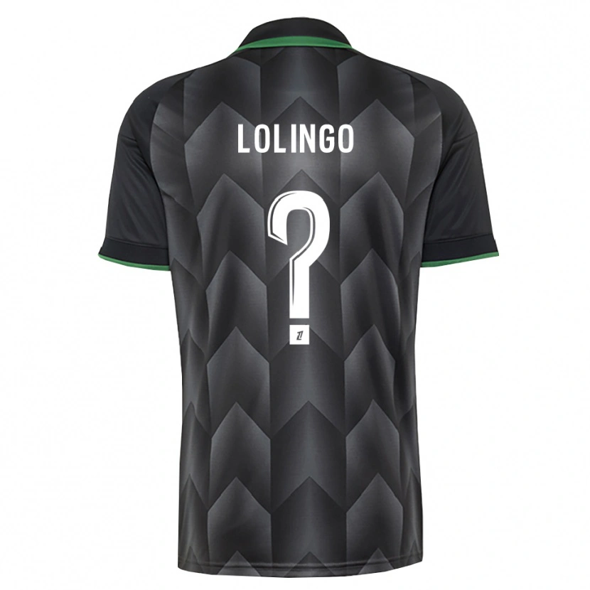 Danxen Homem Camisola David Lolingo #0 Branco Preto Verde Alternativa 2026/27 Camisa