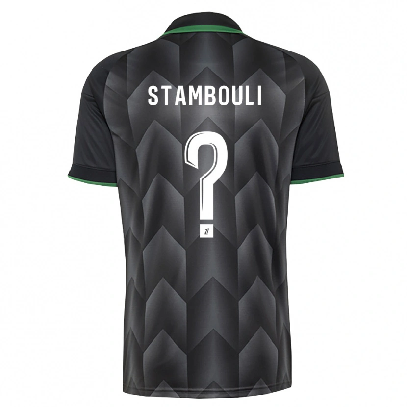 Danxen Homem Camisola Khalil Stambouli #0 Branco Preto Verde Alternativa 2026/27 Camisa