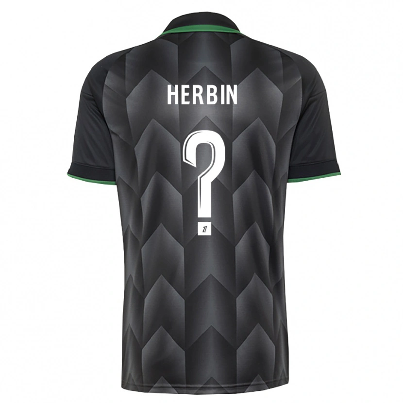 Danxen Homem Camisola Grégoire Herbin #0 Branco Preto Verde Alternativa 2026/27 Camisa