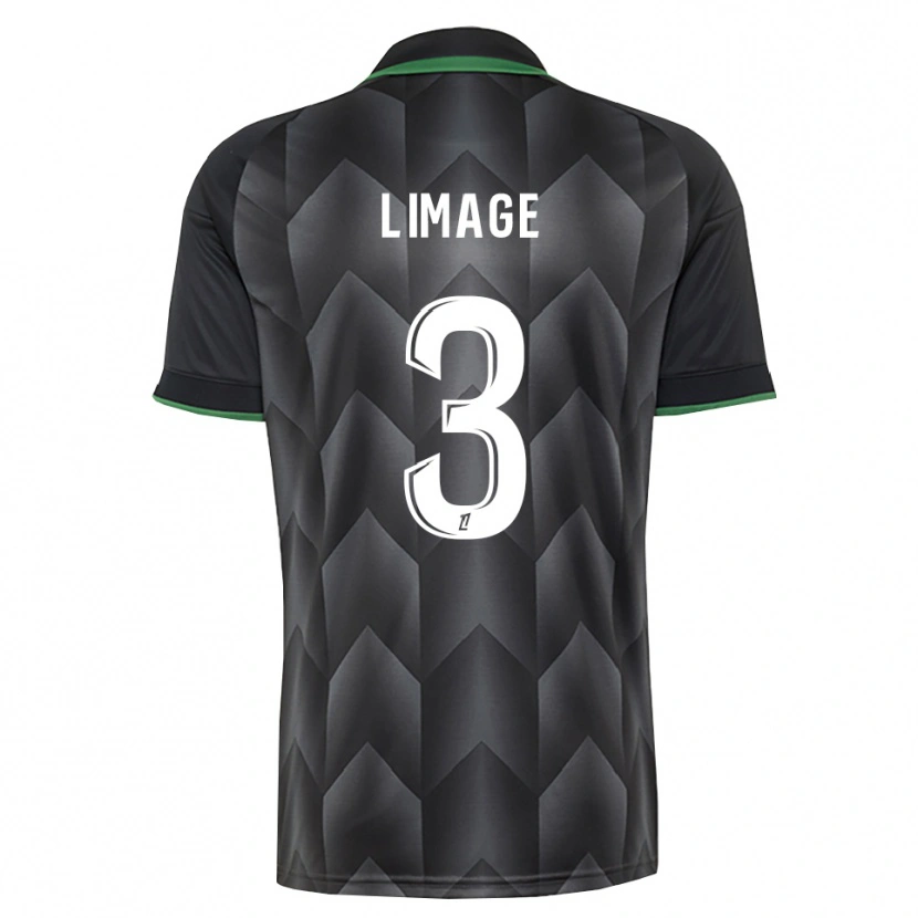 Danxen Homem Camisola Jennyfer Limage #3 Branco Preto Verde Alternativa 2026/27 Camisa