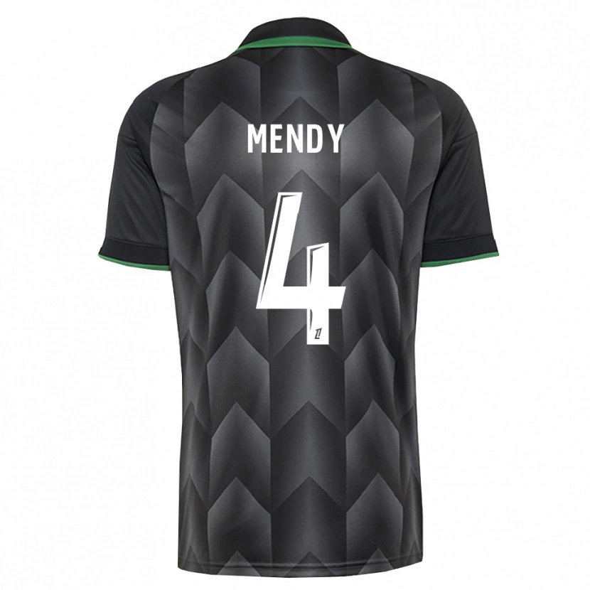 Danxen Homem Camisola Ellijah Mendy #4 Branco Preto Verde Alternativa 2026/27 Camisa