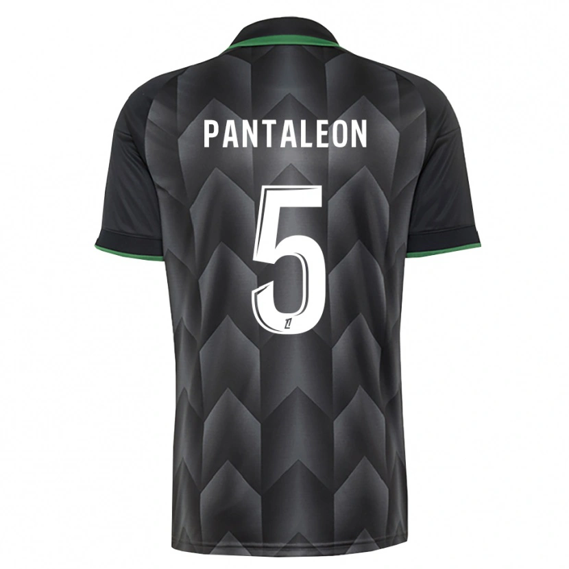 Danxen Homem Camisola Tom Pantaleon #5 Branco Preto Verde Alternativa 2026/27 Camisa