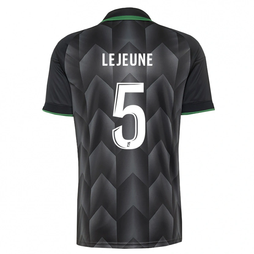 Danxen Homem Camisola Romane Lejeune #5 Branco Preto Verde Alternativa 2026/27 Camisa