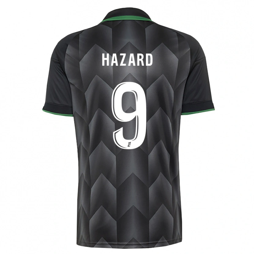 Danxen Homem Camisola Thorgan Hazard #9 Branco Preto Verde Alternativa 2026/27 Camisa