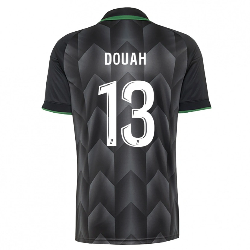 Danxen Homem Camisola Chemssedine Douah #13 Branco Preto Verde Alternativa 2026/27 Camisa