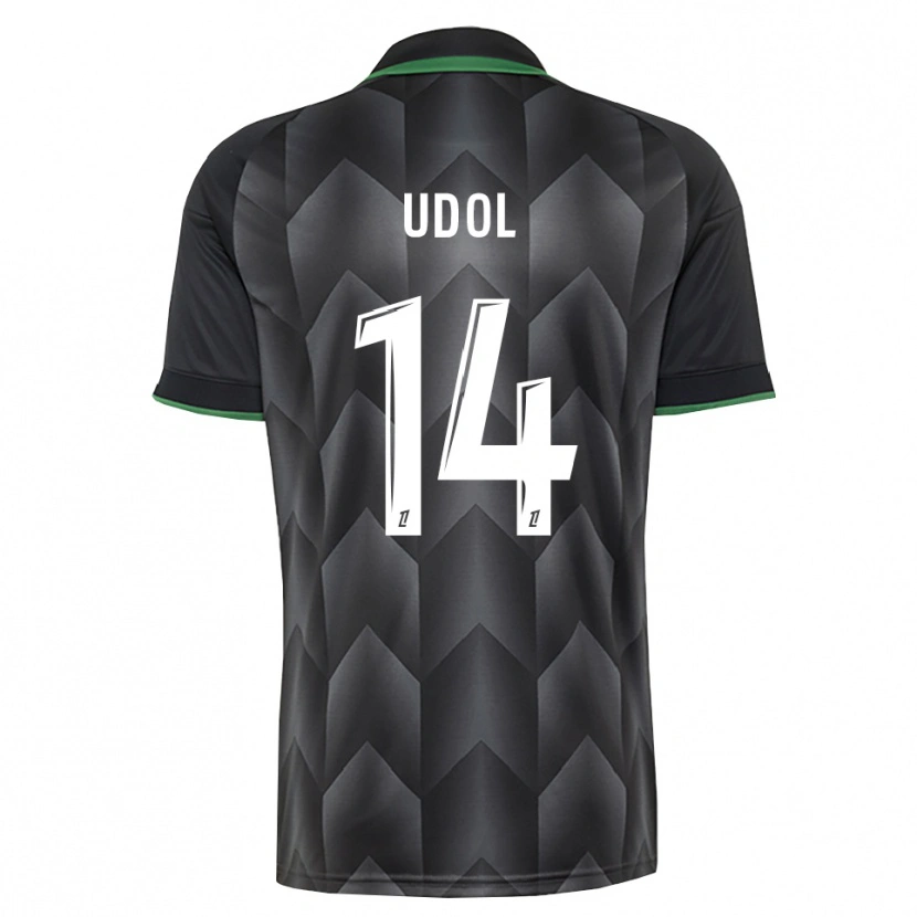 Danxen Homem Camisola Matthieu Udol #14 Branco Preto Verde Alternativa 2026/27 Camisa