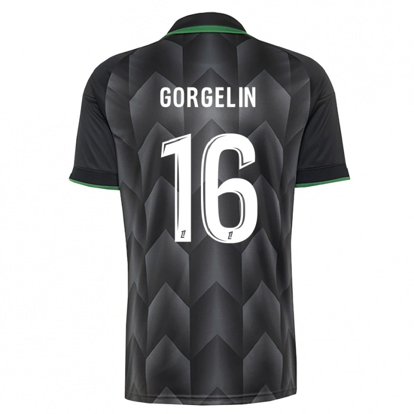 Danxen Homem Camisola Mathieu Gorgelin #16 Branco Preto Verde Alternativa 2026/27 Camisa