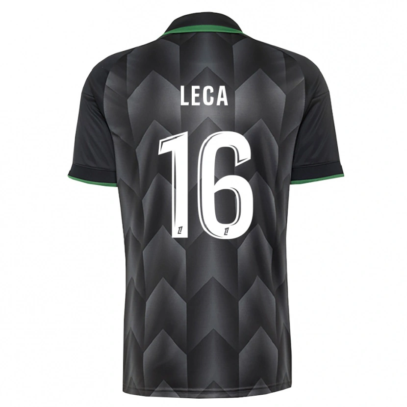 Danxen Homem Camisola Jean-Louis Leca #16 Branco Preto Verde Alternativa 2026/27 Camisa