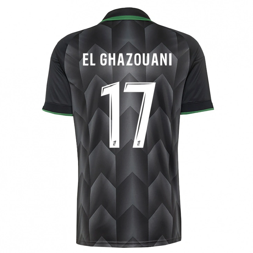 Danxen Homem Camisola Fatima El Ghazouani #17 Branco Preto Verde Alternativa 2026/27 Camisa