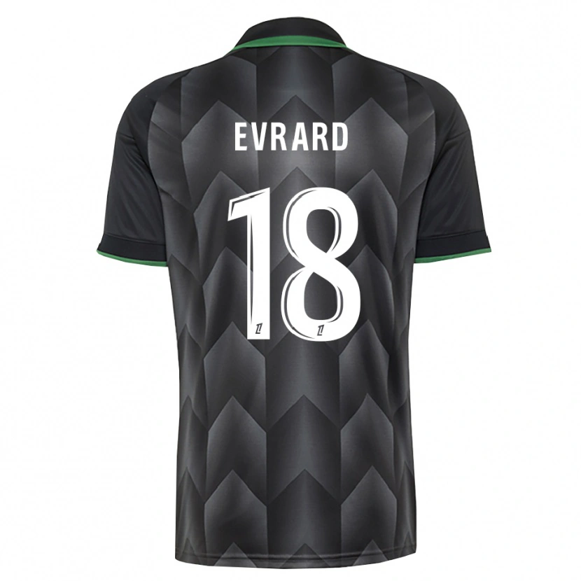 Danxen Homem Camisola Julia Evrard #18 Branco Preto Verde Alternativa 2026/27 Camisa