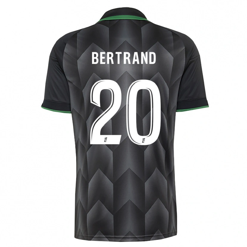 Danxen Homem Camisola Clara Bertrand #20 Branco Preto Verde Alternativa 2026/27 Camisa