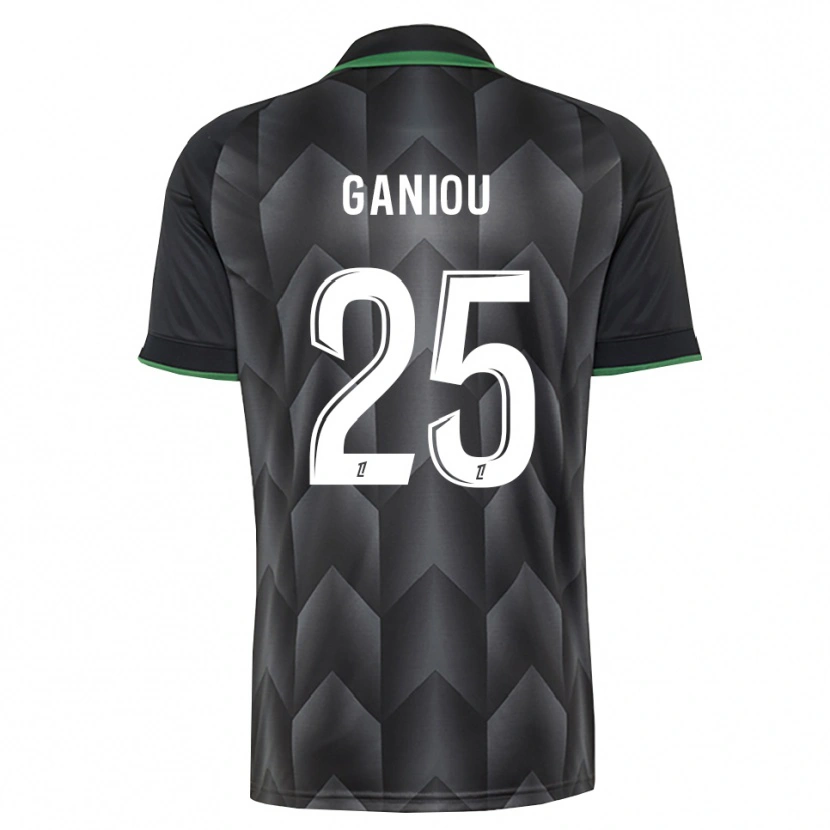 Danxen Homem Camisola Ismaëlo Ganiou #25 Branco Preto Verde Alternativa 2026/27 Camisa
