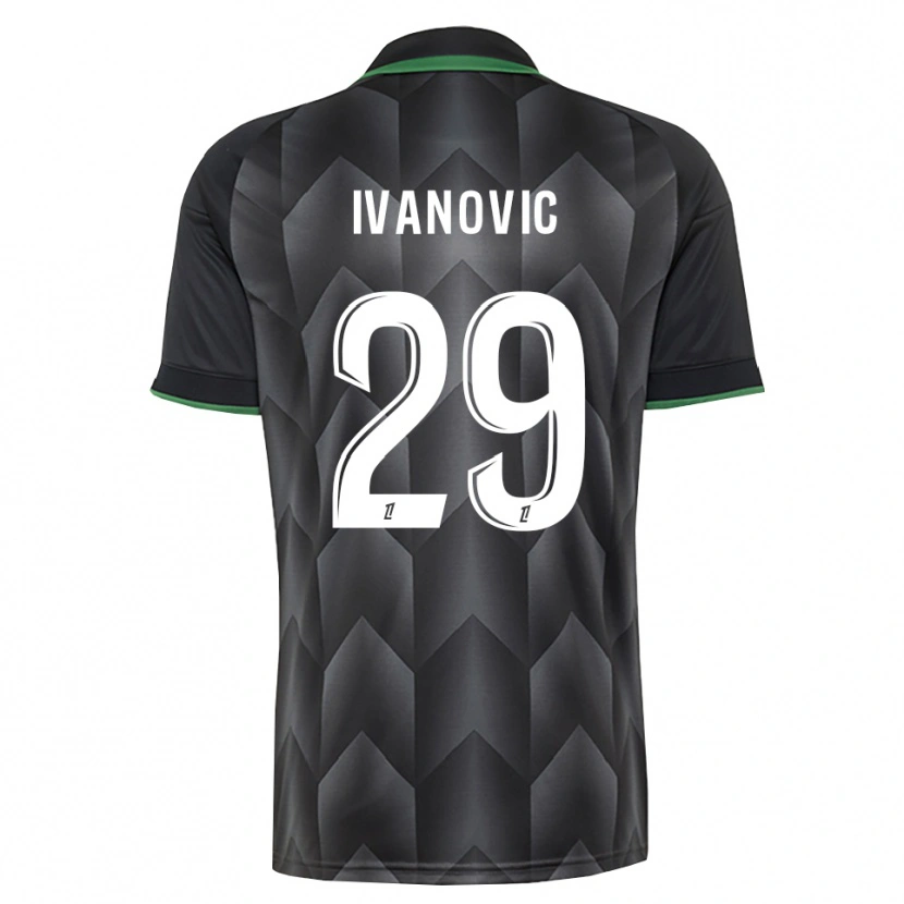 Danxen Homem Camisola Franjo Ivanović #29 Branco Preto Verde Alternativa 2026/27 Camisa