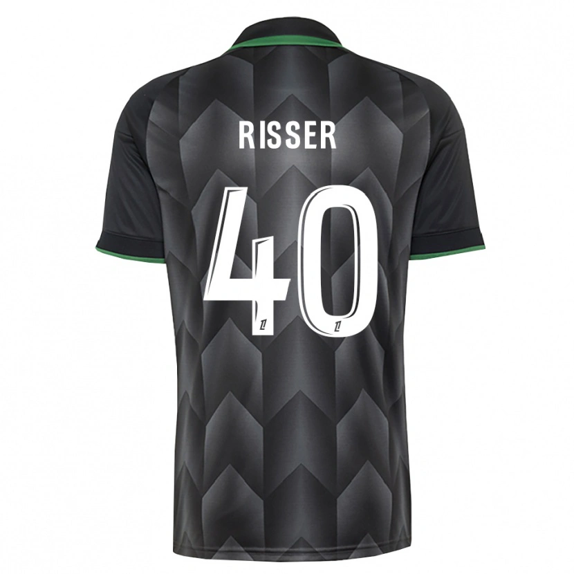 Danxen Homem Camisola Robin Risser #40 Branco Preto Verde Alternativa 2026/27 Camisa