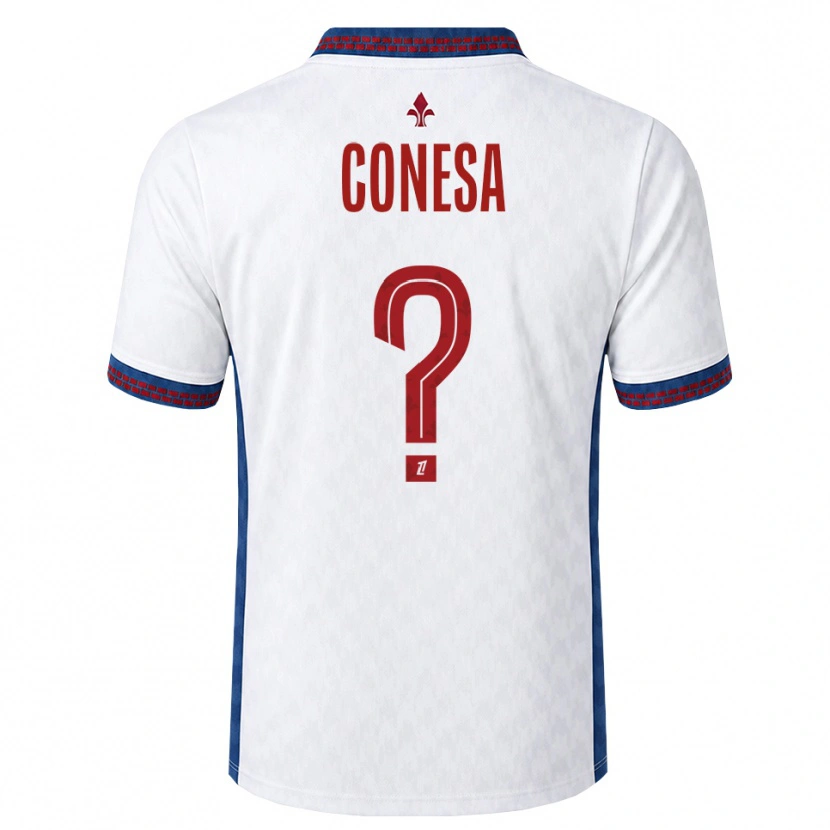 Danxen Homem Camisola Anna Conesa #0 Vermelho Branco Azul Alternativa 2026/27 Camisa