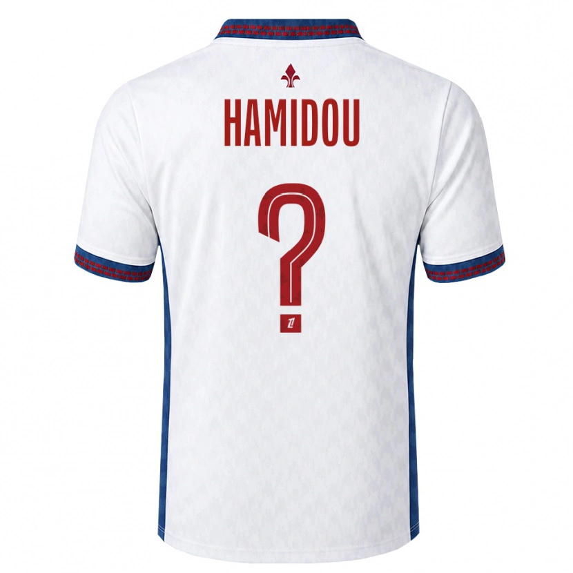 Danxen Homem Camisola Jamila Hamidou #0 Vermelho Branco Azul Alternativa 2026/27 Camisa