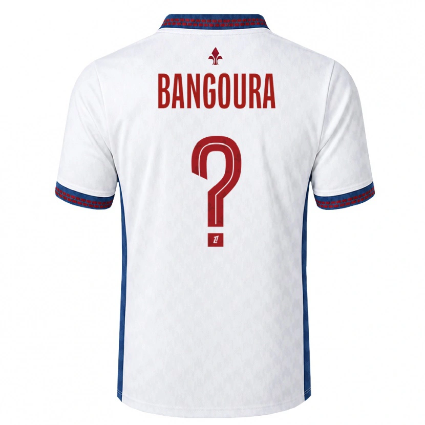 Danxen Homem Camisola Abdoulaye Zakha Bangoura #0 Vermelho Branco Azul Alternativa 2026/27 Camisa