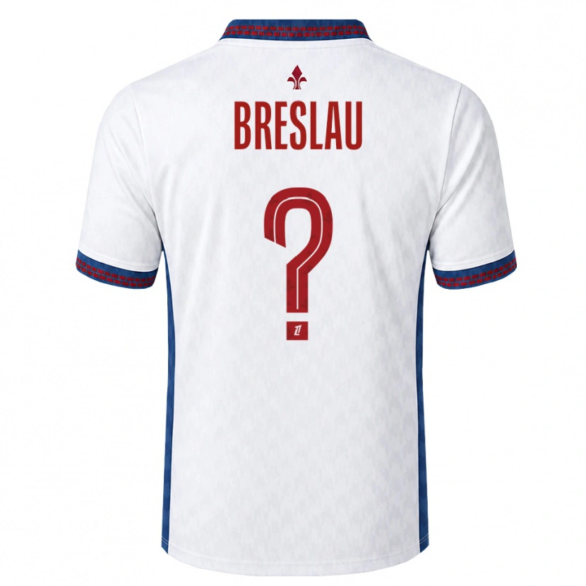 Danxen Homem Camisola Jessy Breslau #0 Vermelho Branco Azul Alternativa 2026/27 Camisa