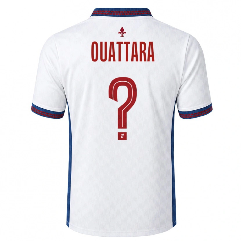 Danxen Homem Camisola Fadiga Ouattara #0 Vermelho Branco Azul Alternativa 2026/27 Camisa