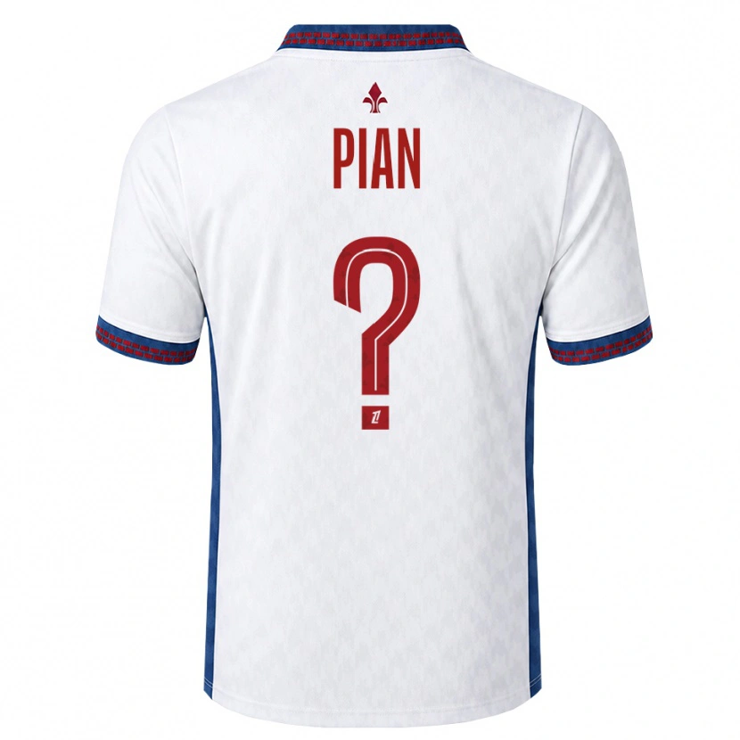Danxen Homem Camisola Julie Pian #0 Vermelho Branco Azul Alternativa 2026/27 Camisa