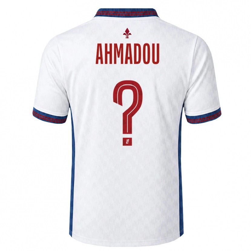 Danxen Homem Camisola Messina Ahmadou #0 Vermelho Branco Azul Alternativa 2026/27 Camisa