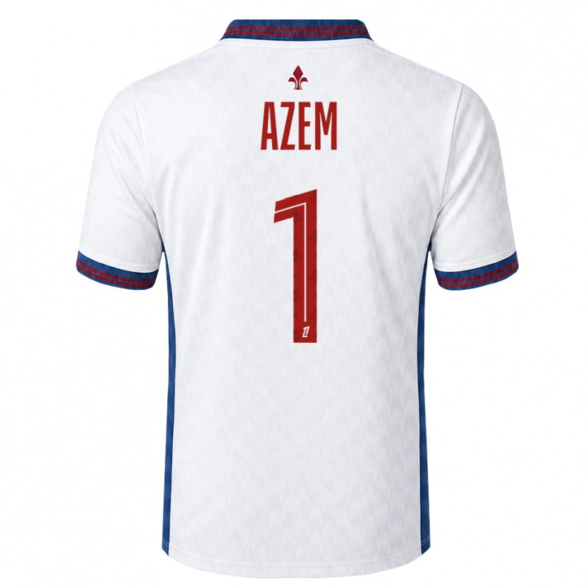 Danxen Homem Camisola Floriane Azem #1 Vermelho Branco Azul Alternativa 2026/27 Camisa