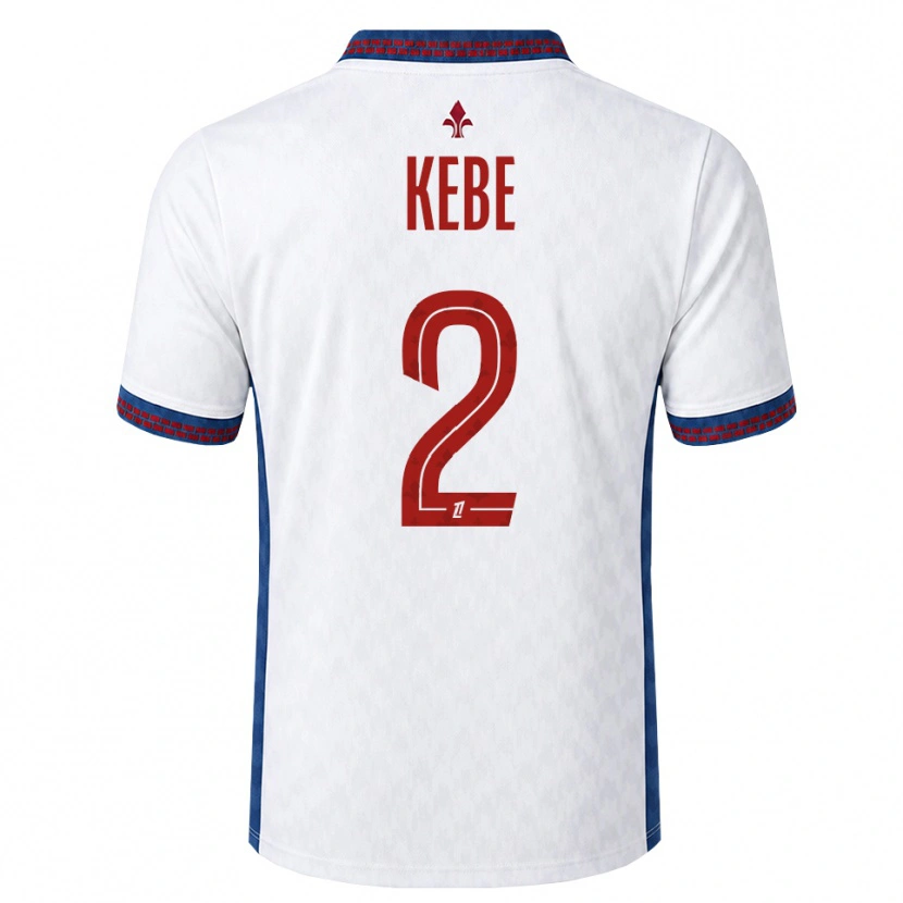 Danxen Homem Camisola Hamadi Kebe #2 Vermelho Branco Azul Alternativa 2026/27 Camisa