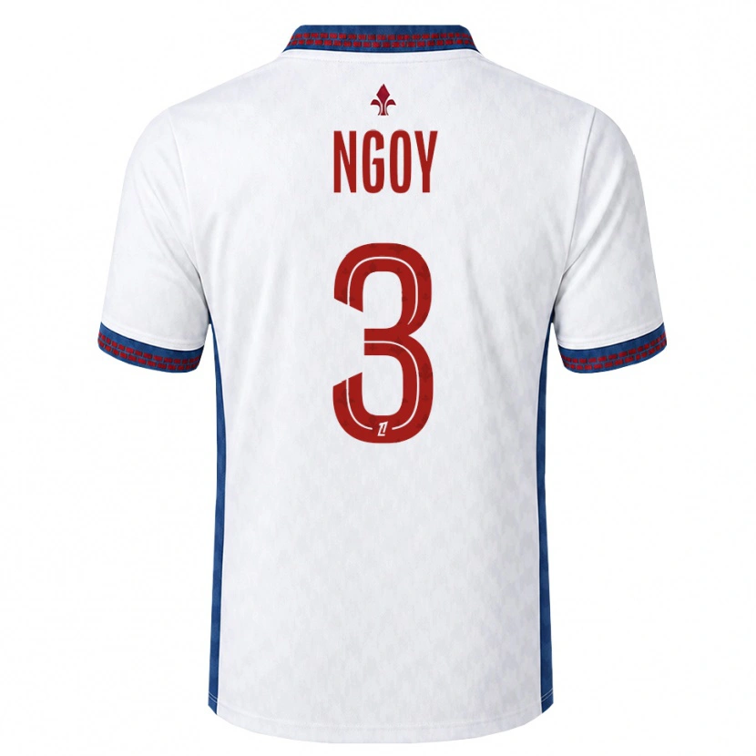 Danxen Homem Camisola Nathan Ngoy #3 Vermelho Branco Azul Alternativa 2026/27 Camisa