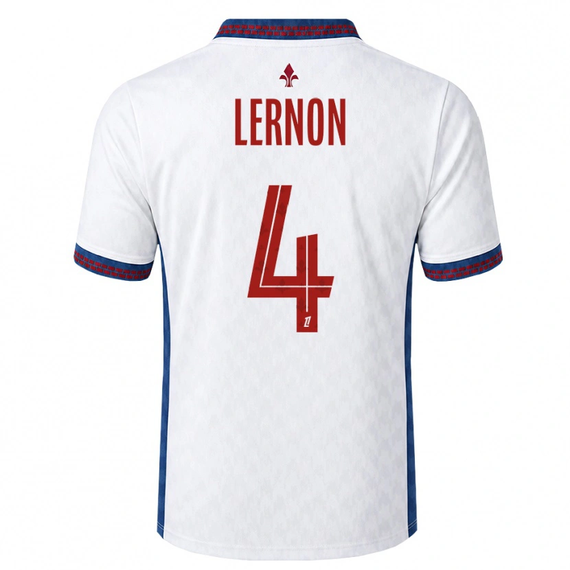 Danxen Homem Camisola Jessica Lernon #4 Vermelho Branco Azul Alternativa 2026/27 Camisa