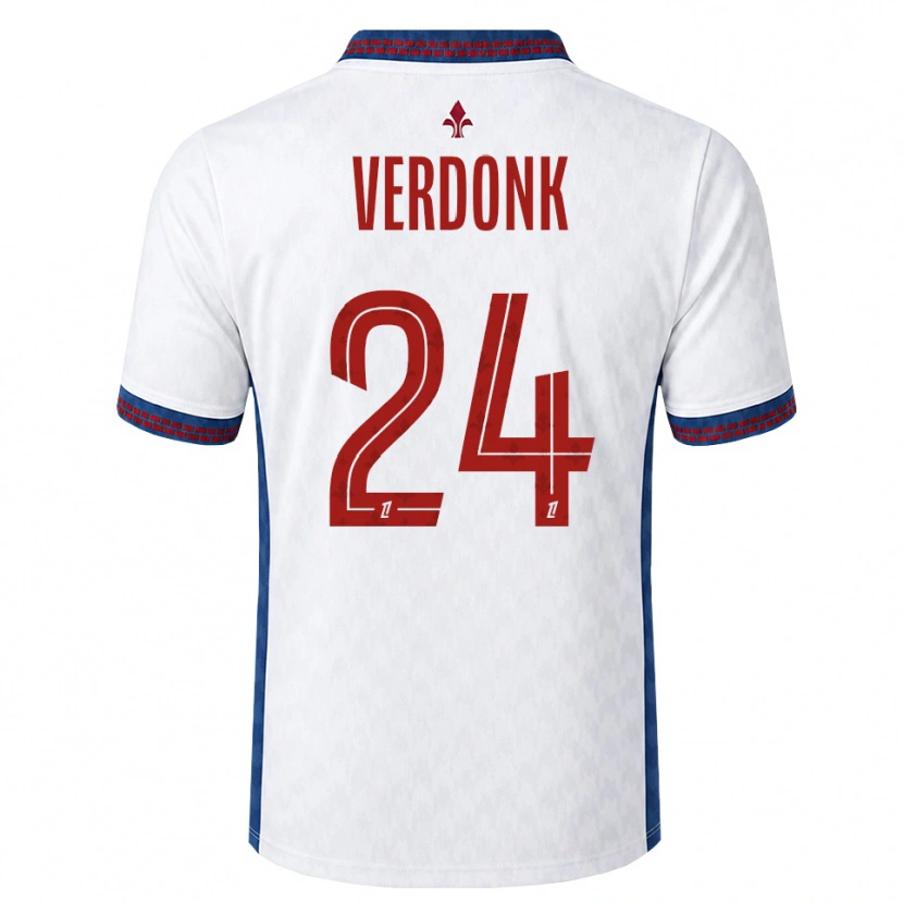 Danxen Homem Camisola Calvin Verdonk #24 Vermelho Branco Azul Alternativa 2026/27 Camisa