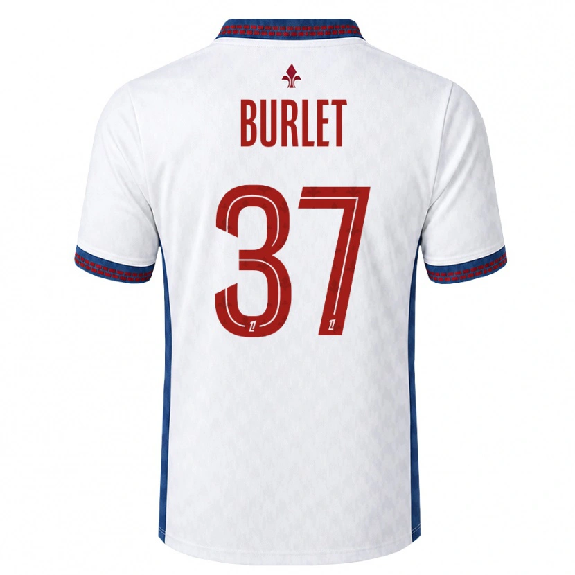 Danxen Homem Camisola Vincent Burlet #37 Vermelho Branco Azul Alternativa 2026/27 Camisa