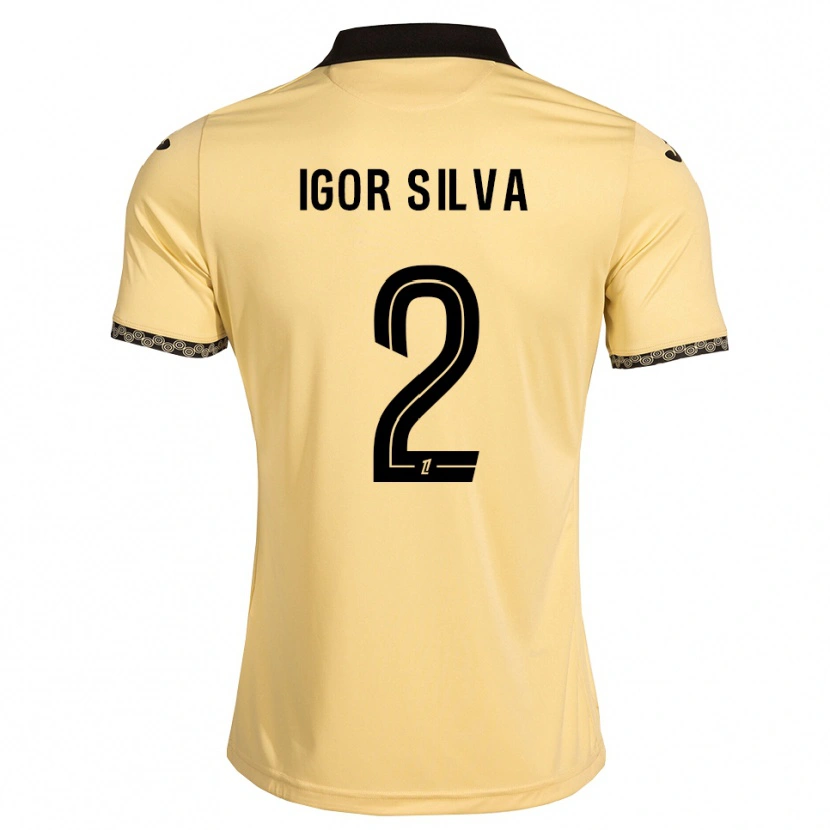 Danxen Homem Camisola Igor Silva #2 Branco Navajo Preto Alternativa 2026/27 Camisa
