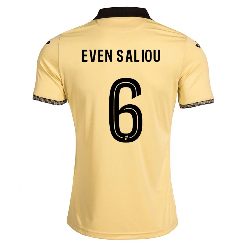 Danxen Homem Camisola Emy Even Saliou #6 Branco Navajo Preto Alternativa 2026/27 Camisa