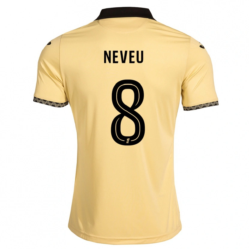 Danxen Homem Camisola Tom Neveu #8 Branco Navajo Preto Alternativa 2026/27 Camisa