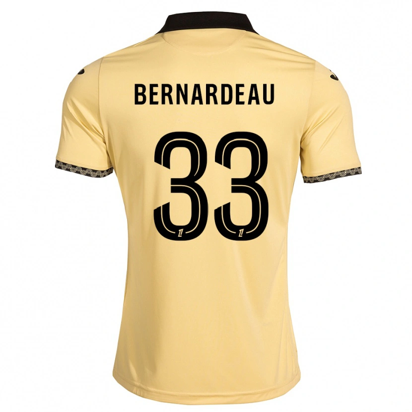 Danxen Homem Camisola Gabin Bernardeau #33 Branco Navajo Preto Alternativa 2026/27 Camisa