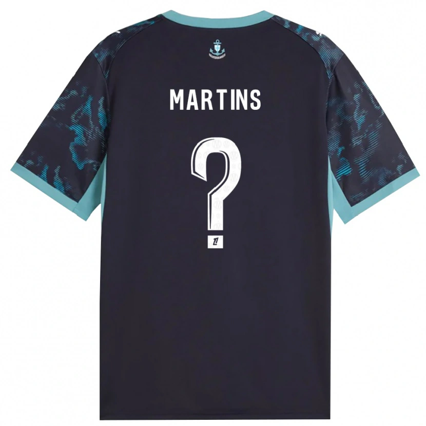 Danxen Homem Camisola Anthony Martins #0 Turquesa Pálida Branco Preto Alternativa 2026/27 Camisa