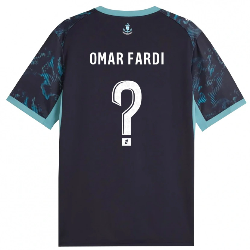 Danxen Homem Camisola El Omar Fardi #0 Turquesa Pálida Branco Preto Alternativa 2026/27 Camisa