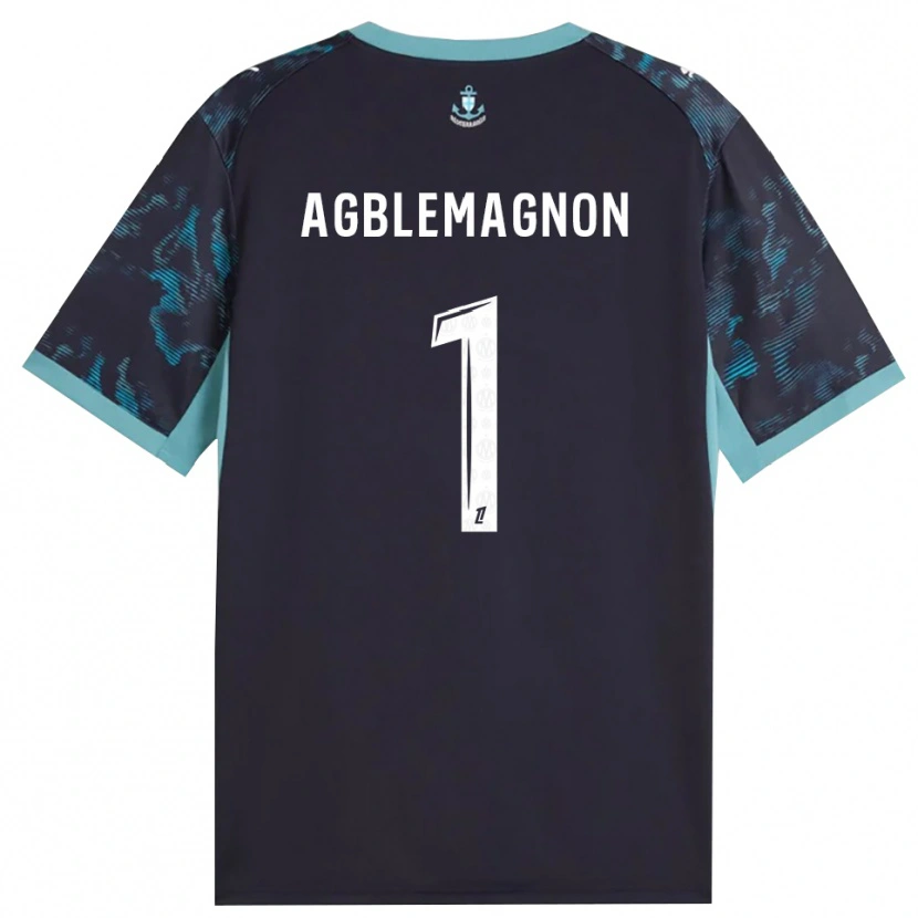 Danxen Homem Camisola Jordan Agblemagnon #1 Turquesa Pálida Branco Preto Alternativa 2026/27 Camisa