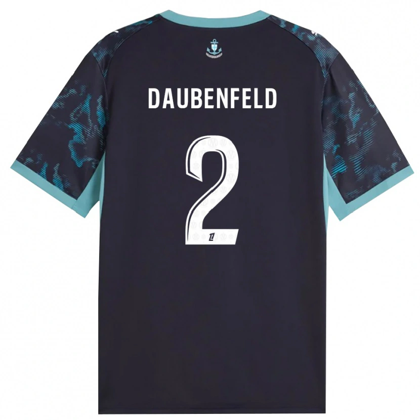 Danxen Homem Camisola Lucas Daubenfeld #2 Turquesa Pálida Branco Preto Alternativa 2026/27 Camisa