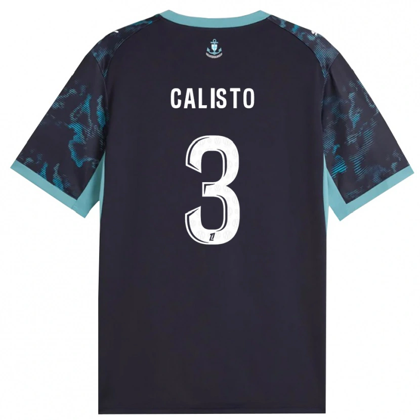 Danxen Homem Camisola Gianni Calisto #3 Turquesa Pálida Branco Preto Alternativa 2026/27 Camisa