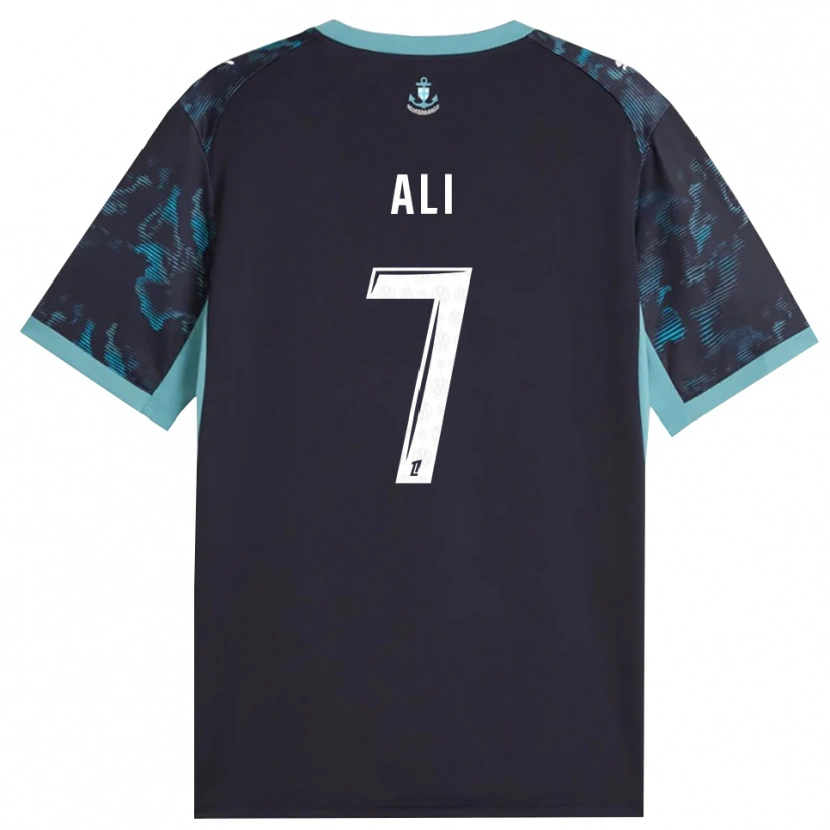 Danxen Homem Camisola Azhar Ali #7 Turquesa Pálida Branco Preto Alternativa 2026/27 Camisa