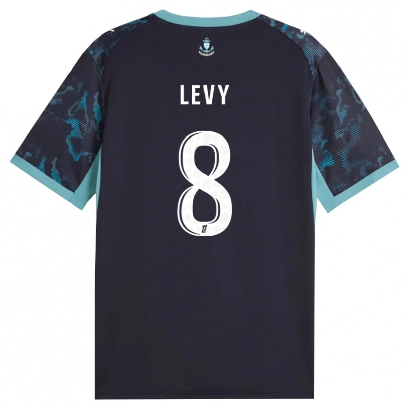 Danxen Homem Camisola Bradley Levy #8 Turquesa Pálida Branco Preto Alternativa 2026/27 Camisa