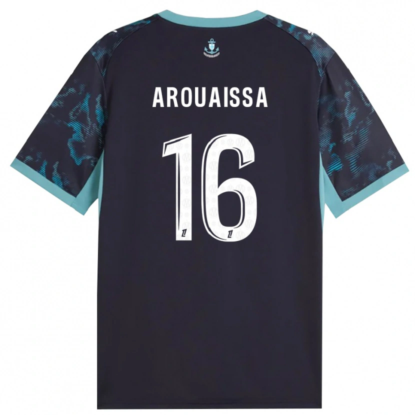 Danxen Homem Camisola Ines Arouaissa #16 Turquesa Pálida Branco Preto Alternativa 2026/27 Camisa