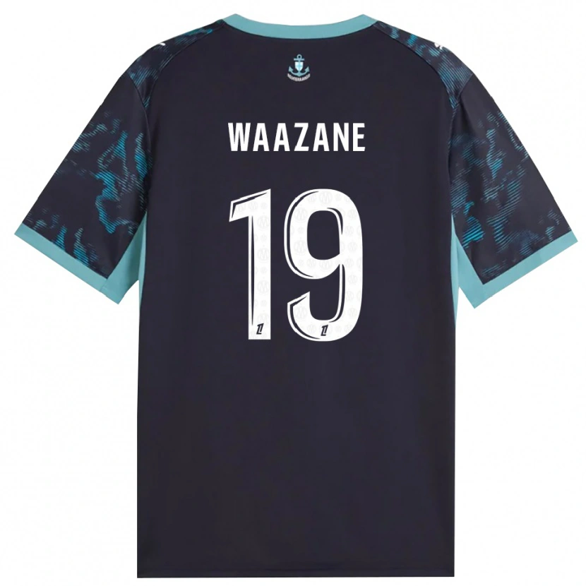 Danxen Homem Camisola Jassim Waazane #19 Turquesa Pálida Branco Preto Alternativa 2026/27 Camisa