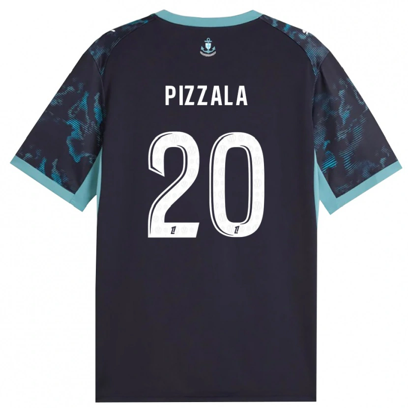 Danxen Homem Camisola Caroline Pizzala #20 Turquesa Pálida Branco Preto Alternativa 2026/27 Camisa