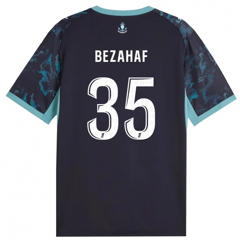 Danxen Homem Camisola Kelyann Bezahaf #35 Turquesa Pálida Branco Preto Alternativa 2026/27 Camisa
