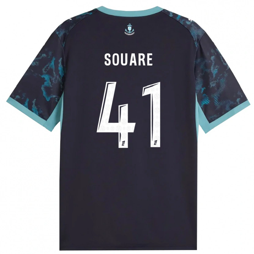 Danxen Homem Camisola Cheick Souare #41 Turquesa Pálida Branco Preto Alternativa 2026/27 Camisa